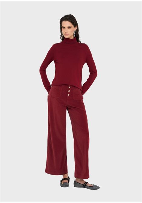 Dolcevita con dettagli in lurex® ROSSO Liu Jo | MF5229MS49I91650
